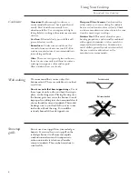 Preview for 8 page of GE Monogram ZGU3650 Use And Care Manual