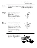 Preview for 9 page of GE Monogram ZGU3650 Use And Care Manual