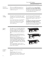 Preview for 10 page of GE Monogram ZGU3650 Use And Care Manual