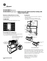 GE MONOGRAM ZGU36L4DHSS Dimension Manual preview