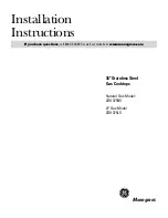 GE Monogram ZGU375LS Installation Instructions Manual preview