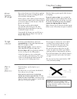 Preview for 10 page of GE Monogram ZGU375LS Owner'S Manual