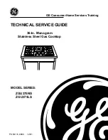 GE Monogram ZGU375LS Technical Service Manual preview