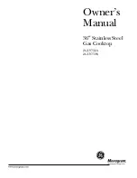 GE Monogram ZGU375NS Owner'S Manual предпросмотр