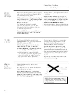 Preview for 10 page of GE Monogram ZGU375NSD3SS Owner'S Manual