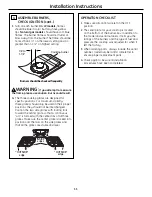 Предварительный просмотр 11 страницы GE Monogram ZGU385L Installation Instructions Manual