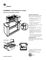 Preview for 3 page of GE Monogram ZGU48N6RWSS Dimensions And Specifications