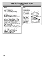 Preview for 14 page of GE Monogram ZGU650 Use And Care & Installation Manual