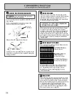 Preview for 16 page of GE Monogram ZGU650 Use And Care & Installation Manual