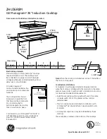 GE Monogram ZHU36RBM Dimensions And Installation Information preview