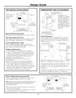 Preview for 3 page of GE Monogram ZIC360N RH Design Manual