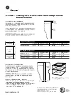 Preview for 2 page of GE Monogram ZIC360NM Datasheet