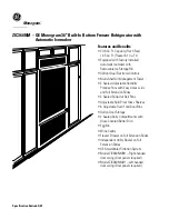 Preview for 5 page of GE Monogram ZIC360NM Datasheet