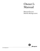 Preview for 1 page of GE Monogram ZIC360NMALH Owner'S Manual