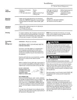 Preview for 12 page of GE Monogram ZIC36N LH Manual And Installation Instructions