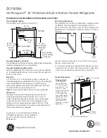 GE Monogram ZICP360NX Datasheet preview