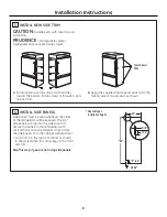 Предварительный просмотр 8 страницы GE Monogram ZICP720 Installation Instructions Manual