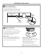 Предварительный просмотр 17 страницы GE Monogram ZICP720 Installation Instructions Manual