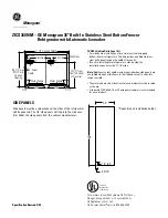 Preview for 2 page of GE MONOGRAM ZICS360NM Dimensions And Installation Information