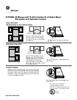 Preview for 2 page of GE Monogram ZICS36NA Dimension Manual