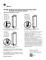 Предварительный просмотр 4 страницы GE Monogram ZICS36NA Dimension Manual