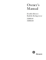 Preview for 1 page of GE monogram ZIDI240 Owner'S Manual