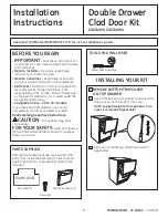 Preview for 1 page of GE Monogram ZIDI240PII Installation Instructions Manual