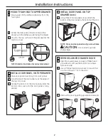 Preview for 2 page of GE Monogram ZIDI240PII Installation Instructions Manual