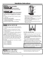 Preview for 16 page of GE Monogram ZIF360NHLH Installation Instructions Manual