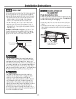 Preview for 20 page of GE Monogram ZIF360NHLH Installation Instructions Manual