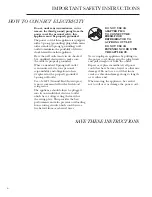 Preview for 6 page of GE Monogram ZIFI240 Owner'S Manual