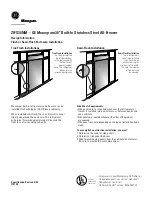 Preview for 4 page of GE MONOGRAM ZIFS36NM Dimension Manual