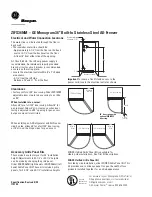 Preview for 5 page of GE MONOGRAM ZIFS36NM Dimension Manual