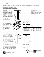 Preview for 3 page of GE Monogram ZIS360NX Datasheet