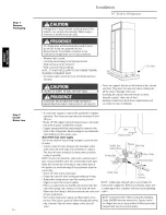 Preview for 16 page of GE Monogram ZIS36N Custom Options Manual And Installation Instructions