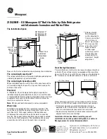 GE Monogram ZIS420NR Datasheet preview