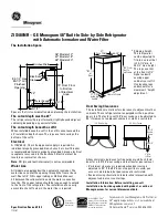 GE Monogram ZIS480NR Datasheet preview