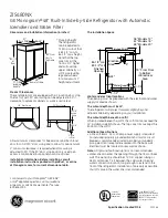 Preview for 1 page of GE Monogram ZIS480NX Datasheet