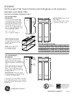 Preview for 3 page of GE Monogram ZIS480NX Datasheet