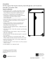 Preview for 6 page of GE Monogram ZIS480NX Datasheet