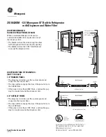 Preview for 5 page of GE MONOGRAM ZISB420DM Datasheet