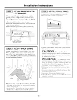 Preview for 14 page of GE Monogram ZISB420DRK Design And Installation Manual