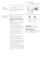 Предварительный просмотр 21 страницы GE Monogram ZISP420DXSS Owner'S Manual