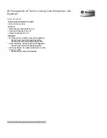 Preview for 3 page of GE Monogram ZISP480DXSS Datasheet