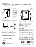 Preview for 1 page of GE Monogram ZISS360DXSS Datasheet