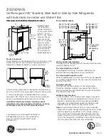 GE Monogram ZISS360NXSS Datasheet preview