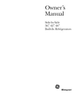 GE Monogram ZISS480DRISS Owner'S Manual preview