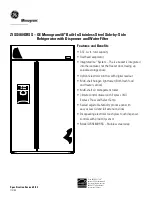 Preview for 2 page of GE Monogram ZISS480DRSS Datasheet