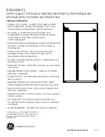 Предварительный просмотр 2 страницы GE Monogram ZISS480NXSS Datasheet