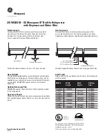 Preview for 4 page of GE MONOGRAM ZISW420DM Installation Information